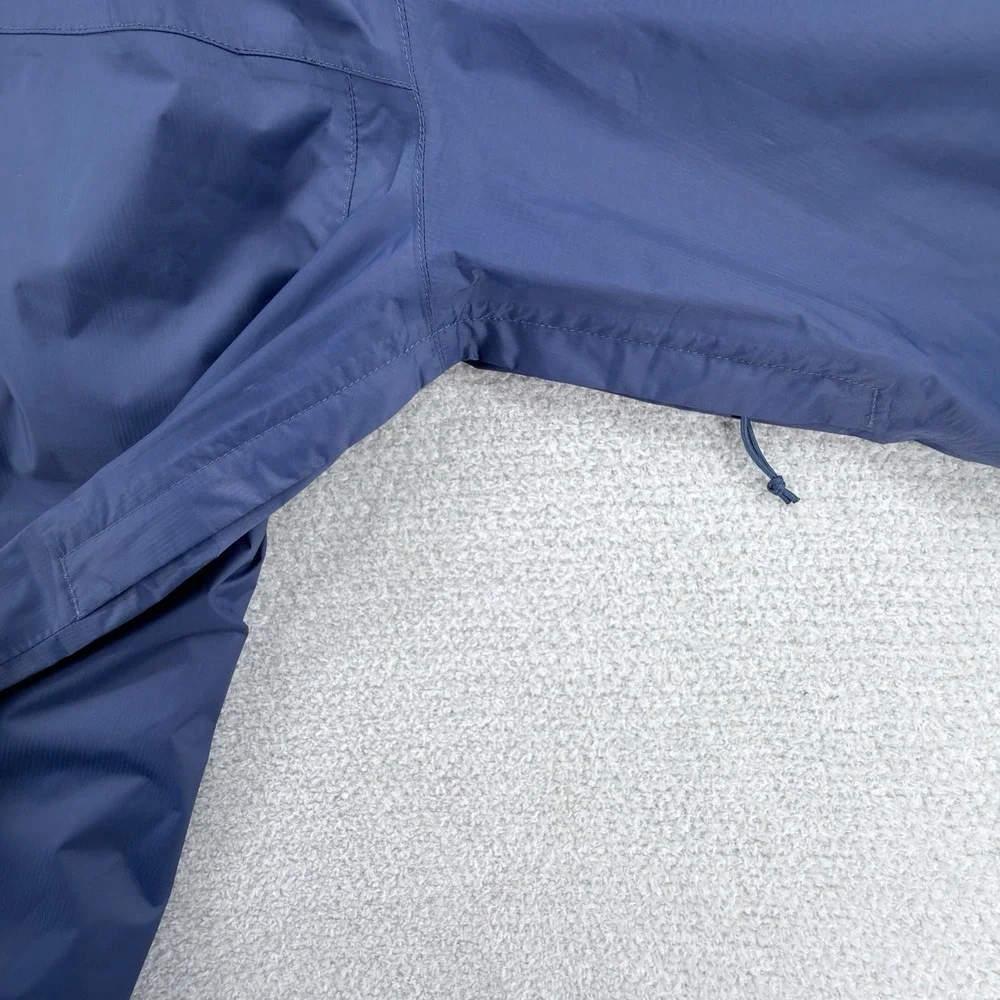 The North Face DryVent Rain Jacket Men's XL Blue Hooded Grundfos Waterproof